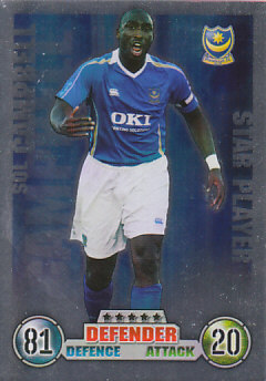 Sol Campbell Portsmouth 2007/08 Topps Match Attax Star player #349